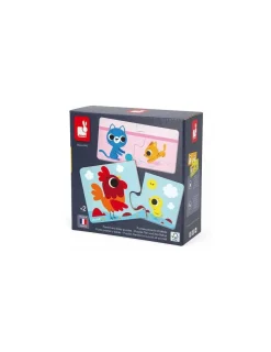 Janod Puzzle Parents et bébé animaux -