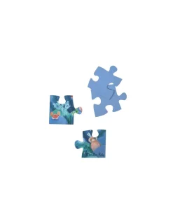 Enfant Moulin Roty Puzzle phosphorescent Sous la mer Les Aventures de Paulie -