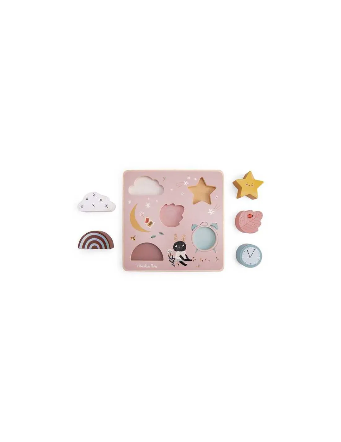 Moulin Roty Puzzle sensoriel Après la pluie -