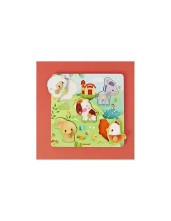 Janod Puzzle tactile Ferme -