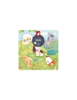 Janod Puzzle tactile Ferme -