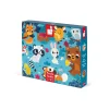 Janod Puzzle tactile les animaux de la forêt -