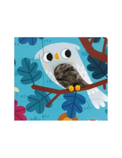 Janod Puzzle tactile les animaux de la forêt -