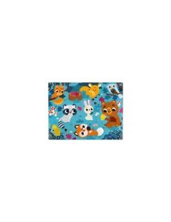 Janod Puzzle tactile les animaux de la forêt -