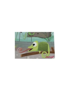 Janod Puzzle tactile une journée au zoo -