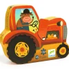 Djeco Puzzle Tracteur 16 pièces -