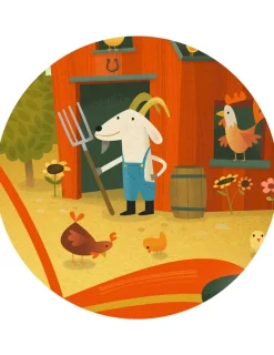 Djeco Puzzle Tracteur 16 pièces -