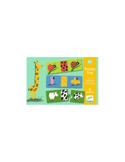 Djeco Puzzle trio Tout nu -