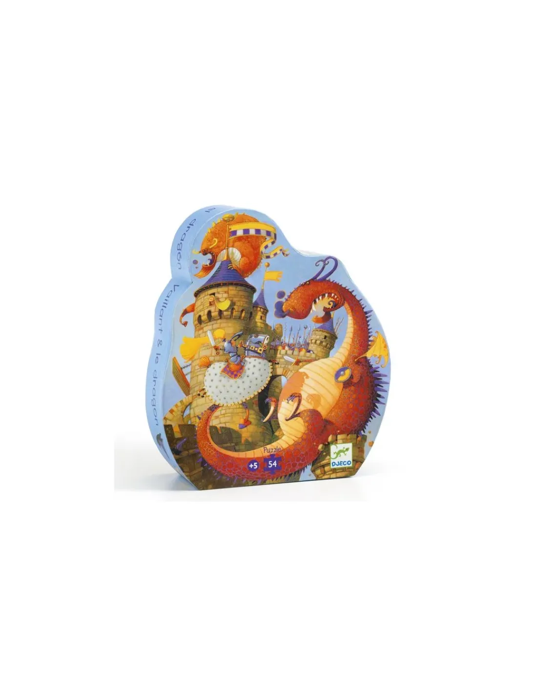 Djeco Puzzle Vaillant et les dragons -