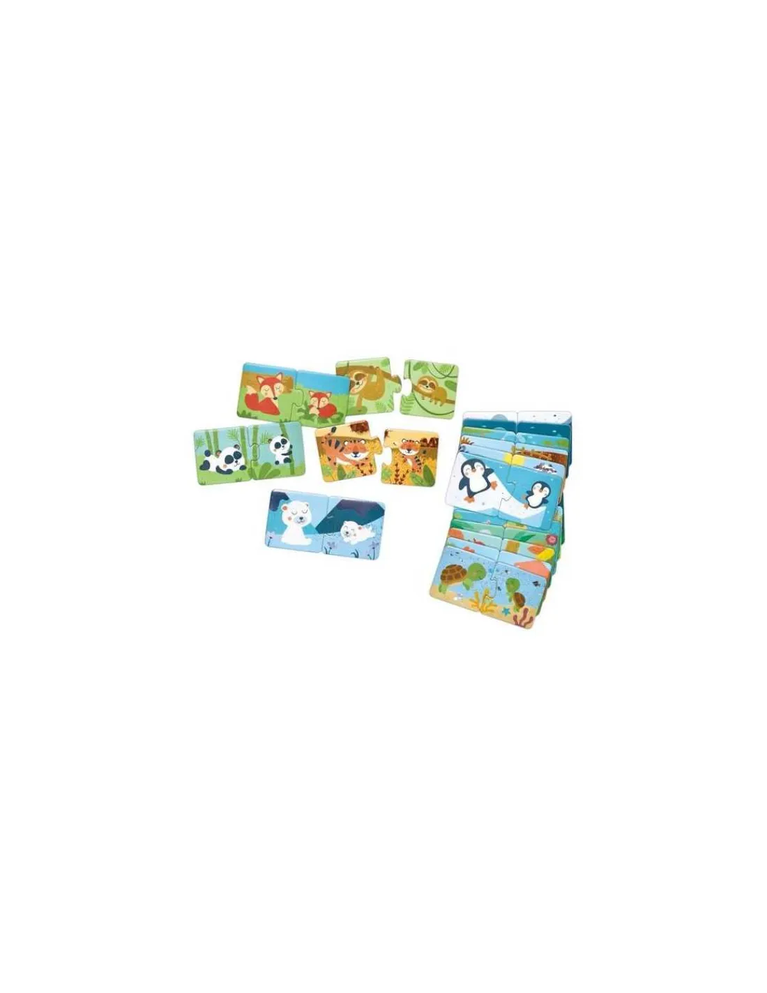 Hape Toys Puzzles Famille d’animaux - Hape