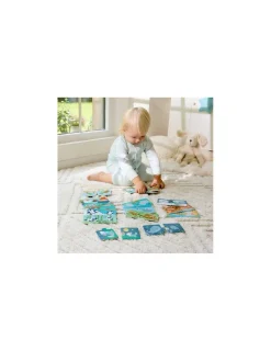 Hape Toys Puzzles Famille d’animaux - Hape