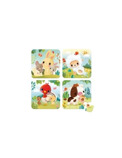 Janod Puzzles évolutifs Animaux de la ferme -