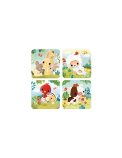 Janod Puzzles évolutifs Animaux de la ferme -