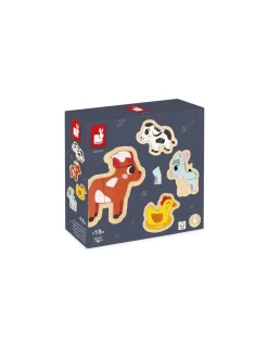 Janod Puzzles évolutifs en bois Ferme -