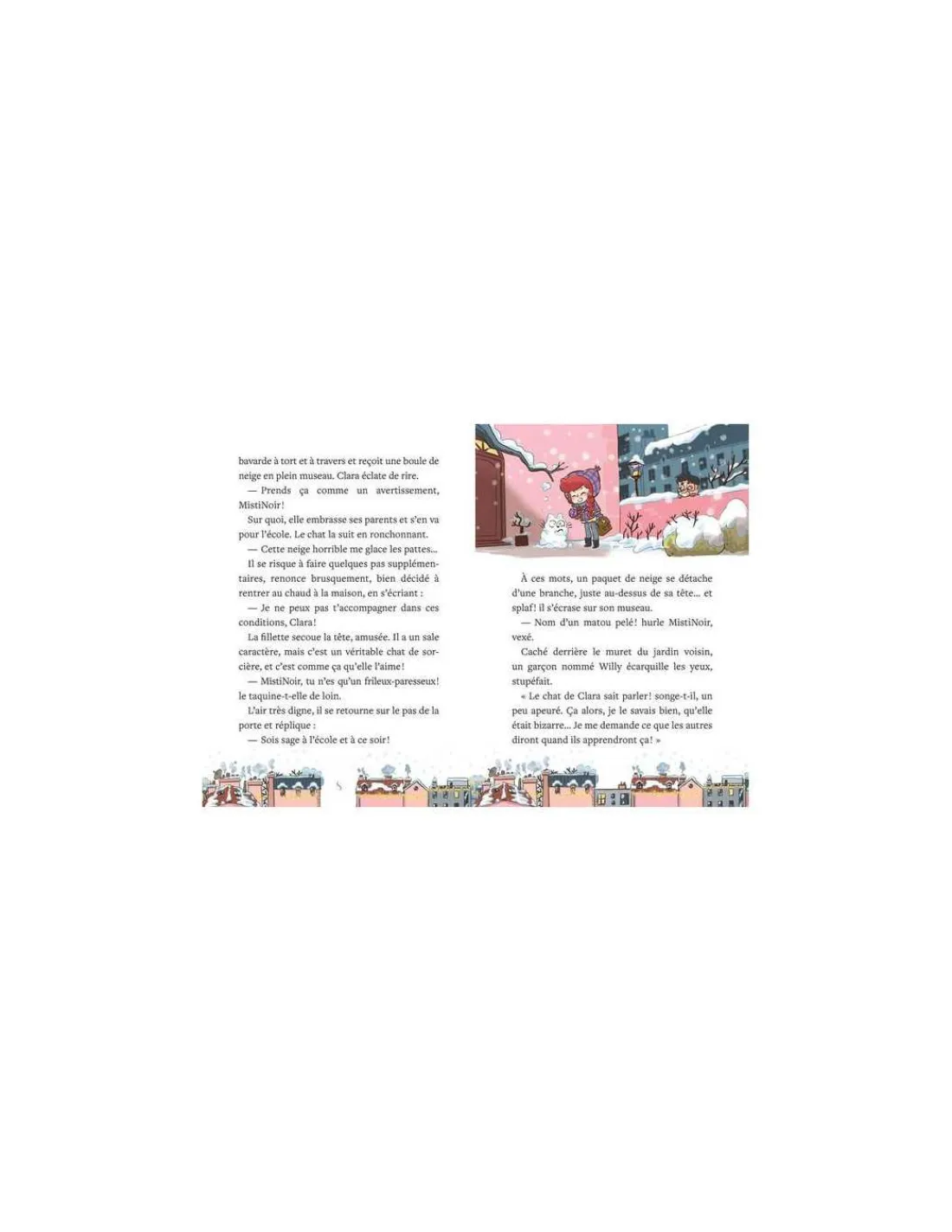 Auzou Roman de l'Avent Le Noël de Clara la petite sorcière -