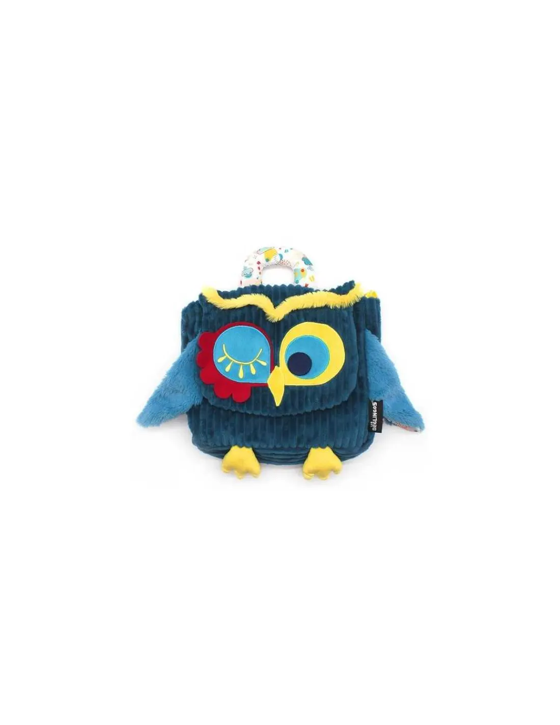 Enfant Les Deglingos Sac à dos velours Astros le hibou - Les Déglingos