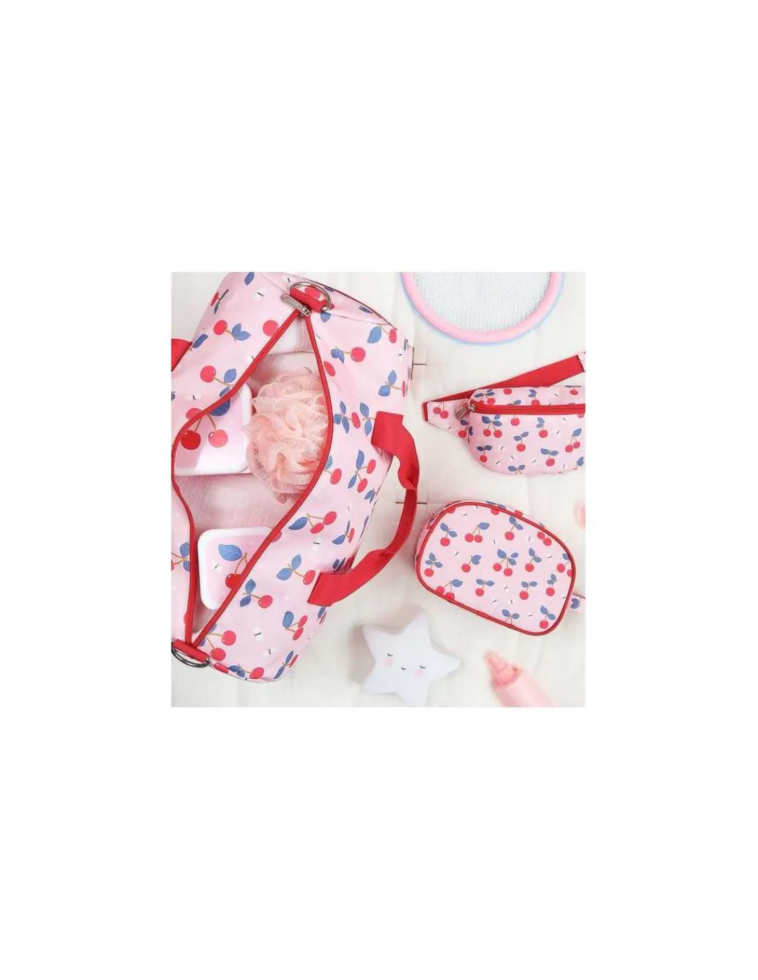 A little lovely company Sac de voyage Cerises -