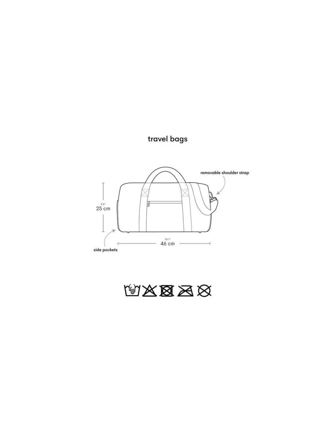 A little lovely company Sac de voyage Cerises -