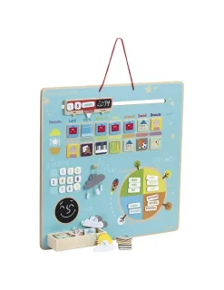 Vilac Semainier magnétique Aujourd'hui sur la terre -