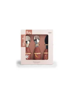 Moulin Roty Set couverts silicone Après la pluie -