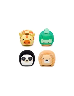 Little Big Friends Set de 4 balles doudous jungle -