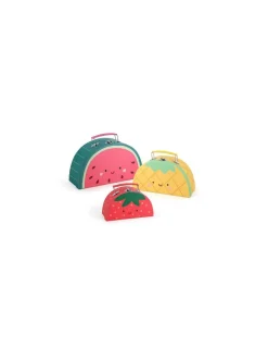 Vilac Set de 3 valisettes fruits Sarah Betz -