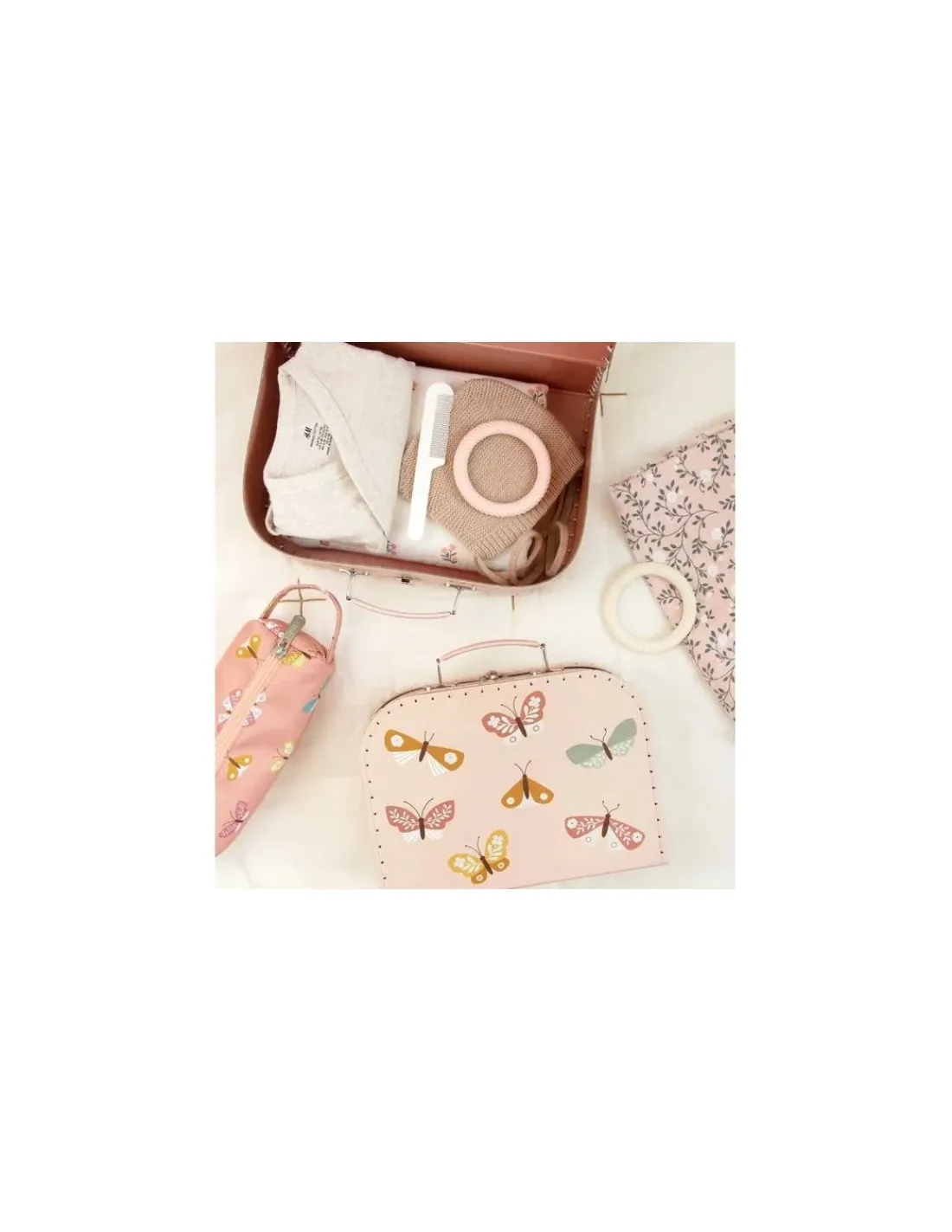 A little lovely company Set de valises papillons -