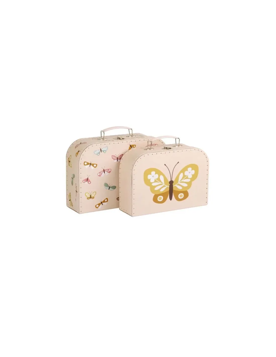 A little lovely company Set de valises papillons -