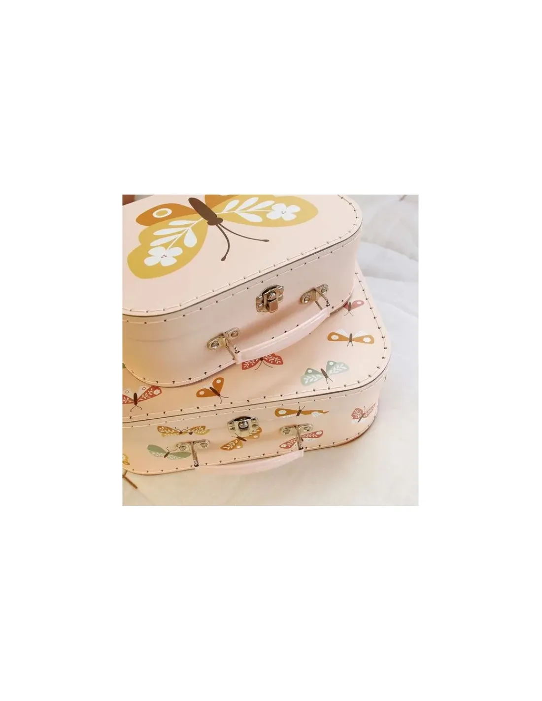 A little lovely company Set de valises papillons -