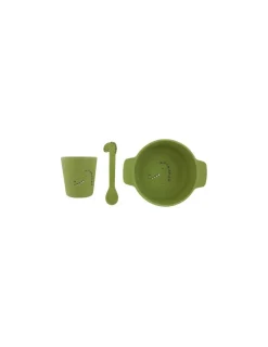 Trixie Set repas en silicone Dinosaure -