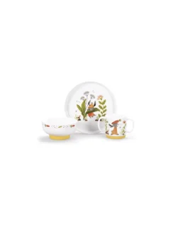Moulin Roty Set vaisselle porcelaine Trois Petits Lapins -