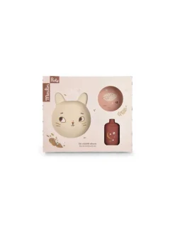 Moulin Roty Set vaisselle silicone Après la pluie -