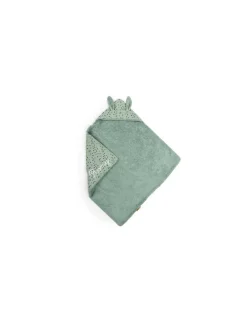 Moulin Roty Sortie de bain sauge Trois Petits Lapins -