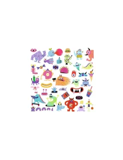Djeco Stickers Monstres -