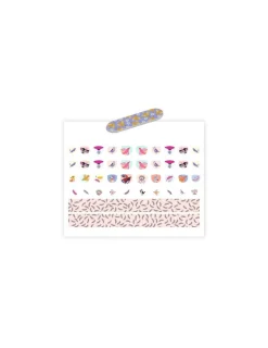 Enfant Djeco Stickers pour les ongles Plumes -