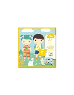 Djeco Stickers repositionnables les habits -