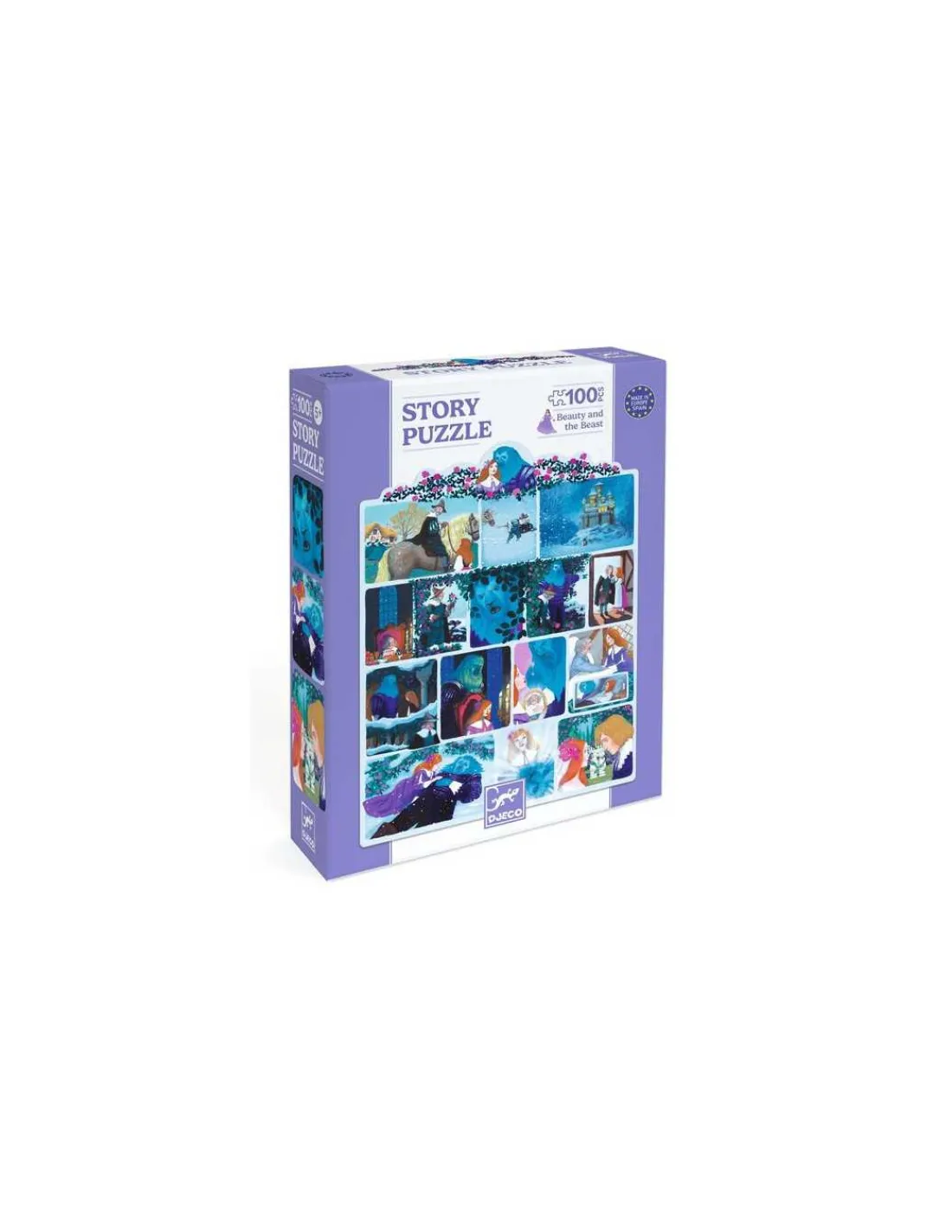 Djeco Story puzzle La Belle et la Bête 100 pièces -