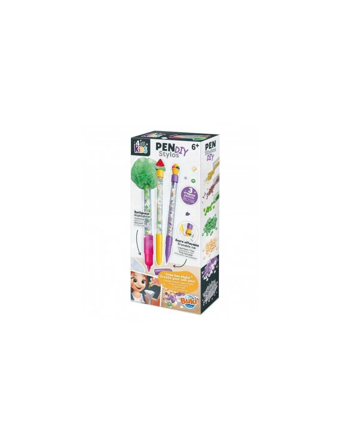 Enfant Buki France Stylos DIY Food - Buki