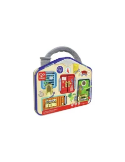 Hape Toys Tableau d'activités multi-fermetures - Hape
