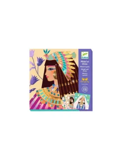 Djeco Tableaux à métalliser Parures précieuses -