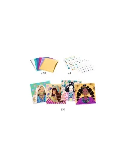 Djeco Tableaux à métalliser Parures précieuses -