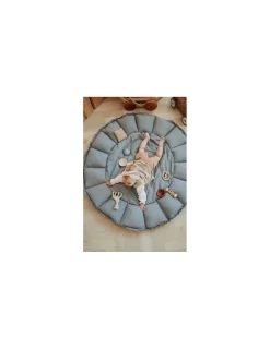 PlayandGo Tapis de jeu 3 en 1 Bloom bleu -