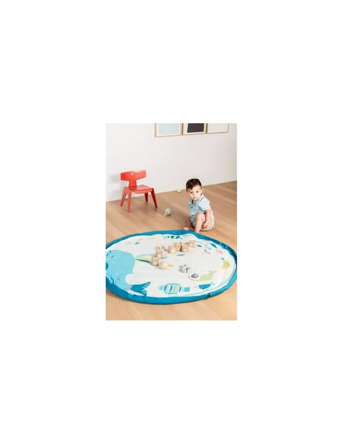 Moulin Roty Tapis de jeu et sac de rangement Le voyage d'Olga -