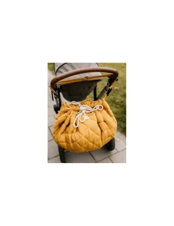 Enfant PlayandGo Tapis d'éveil bio 3 en 1 jaune moutarde -