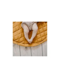 Enfant PlayandGo Tapis d'éveil bio 3 en 1 jaune moutarde -