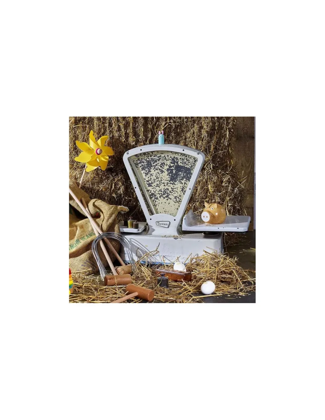 Vilac Tirelire cochon bois naturel -