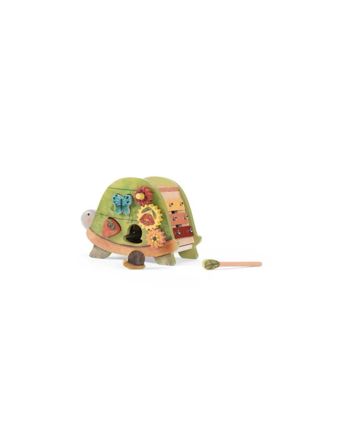 Moulin Roty Tortue d'activités Trois petits lapins -
