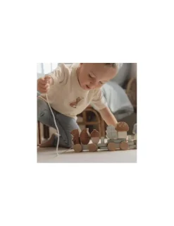 Little Dutch Train à blocs écureuil Forest Friends -