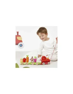 Janod Train à tirer Ferme -