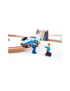 Hape Toys Train de passagers circuit en huit - Hape